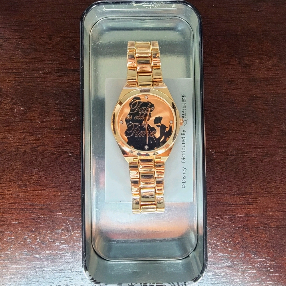 Disney Princess Belle Rose Gold Watch